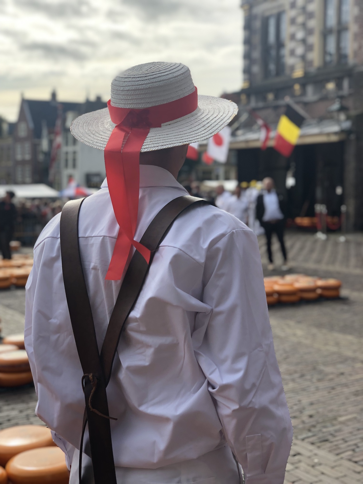 Käseträger in Alkmaar