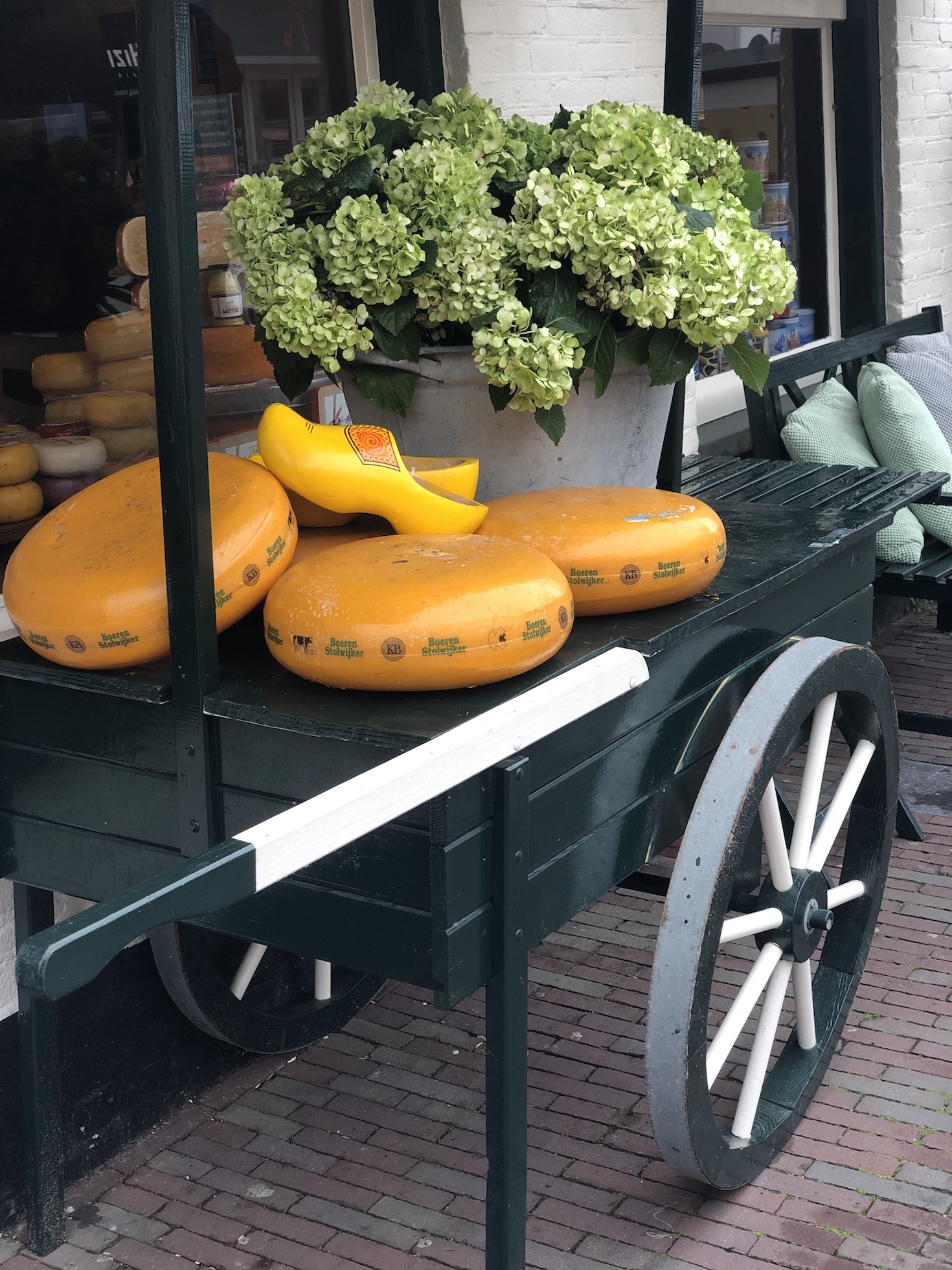 Ausgestellter Käse